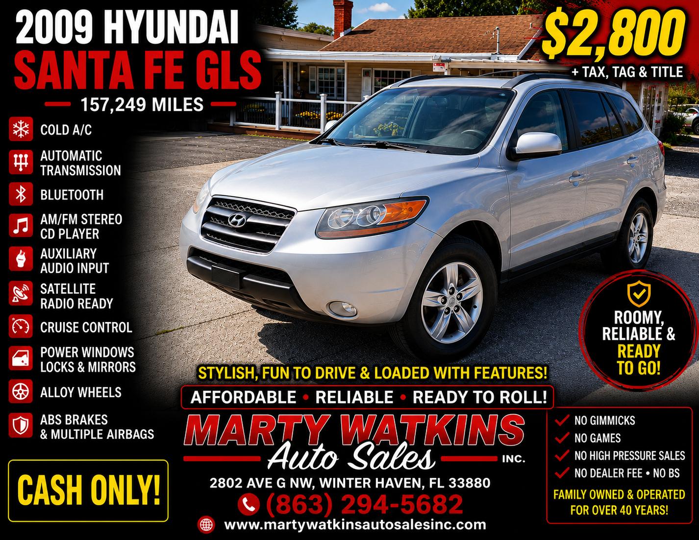 hyundai santa fe 2009 5NMSG13D49H310173 image hyundai santa fe 2009 5NMSG13D49H310173 image
